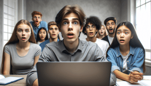online learning surprising students